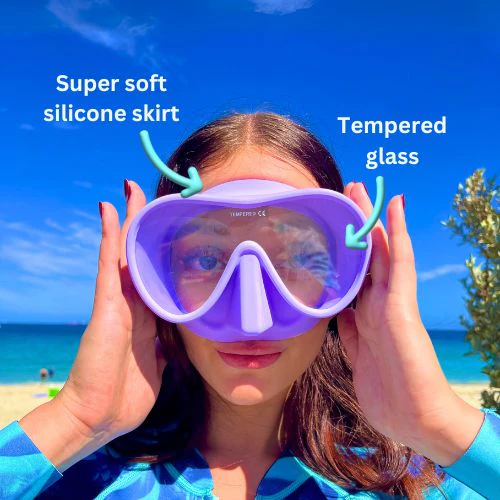 Soft Silicone Mask & Compact Snorkel Set - Image 12